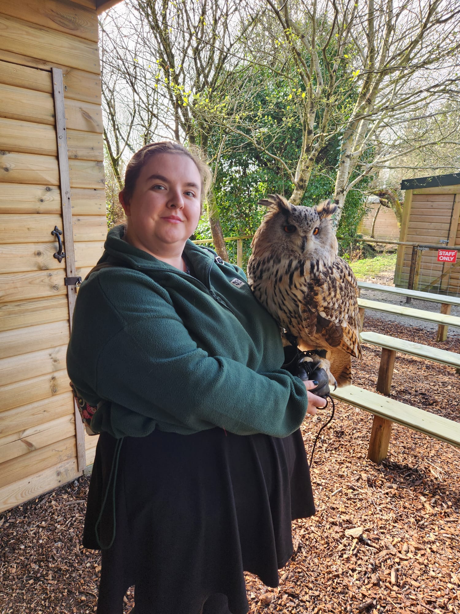 Owl encounter at Screech Owl Sanctuary