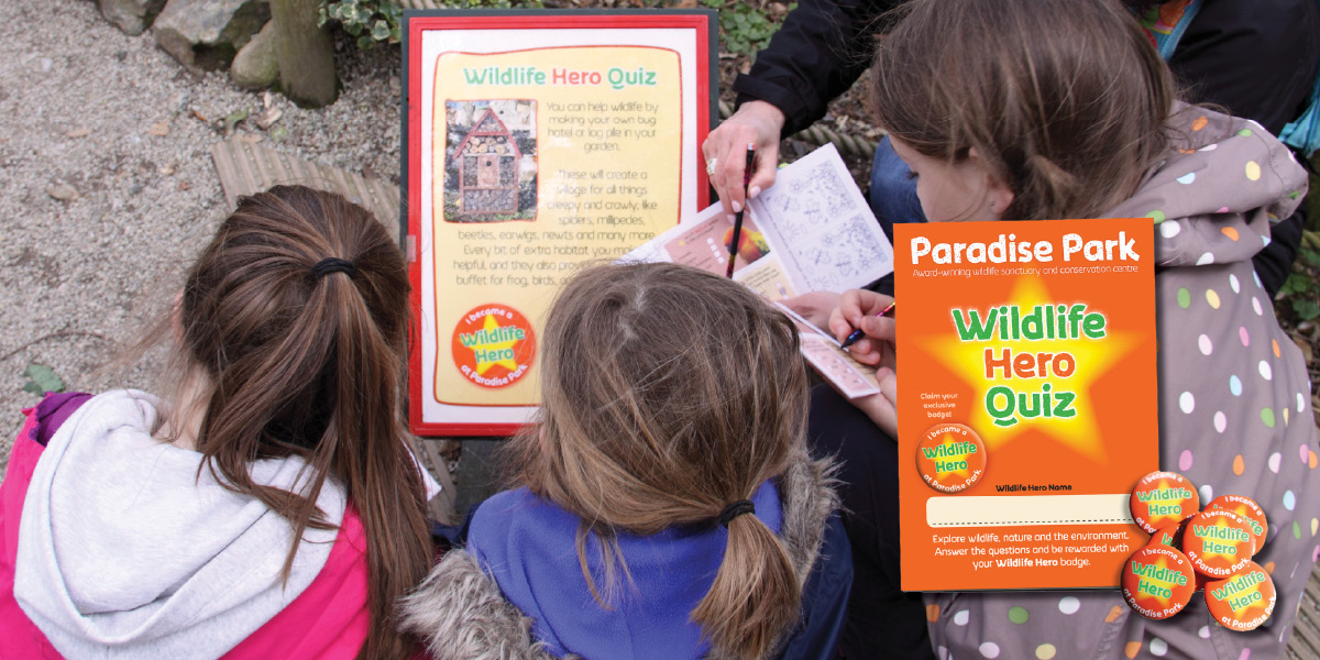 wildlife quiz at Paradise Park