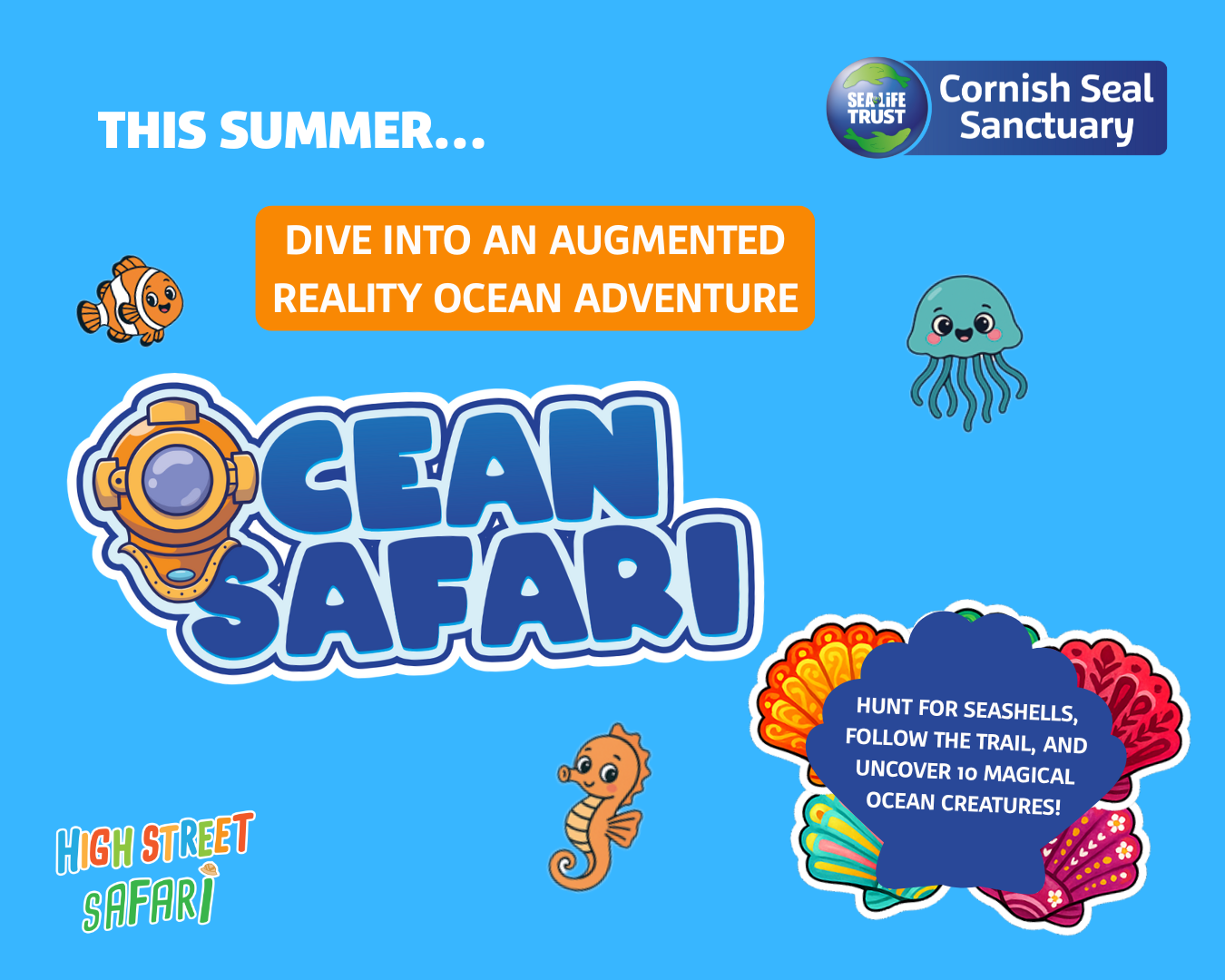 AR Ocean Safari Trail at The Cornish Seal Sanctuary