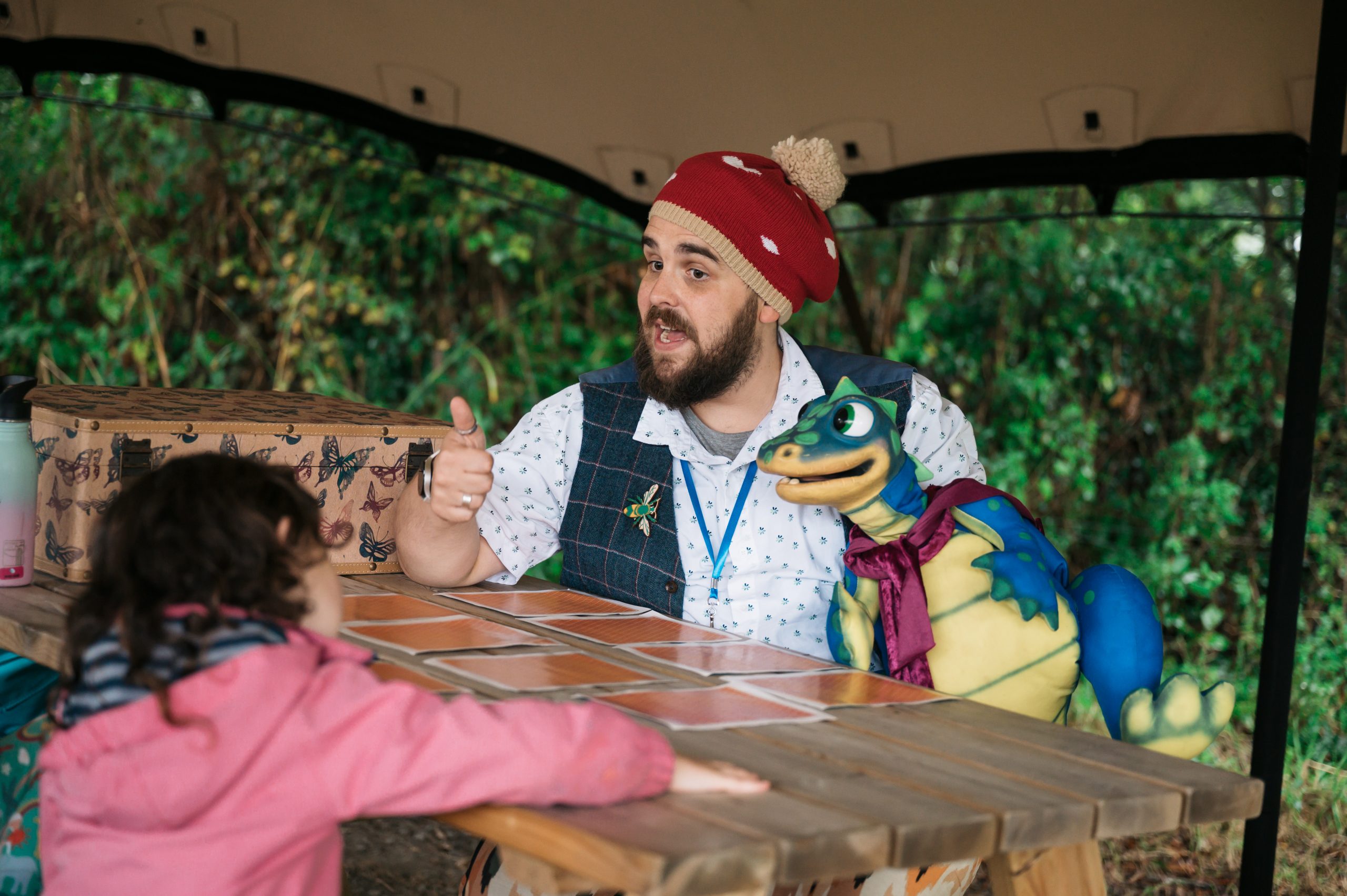 Summer of Play at Trelissick: Storytelling with James and Jasper
