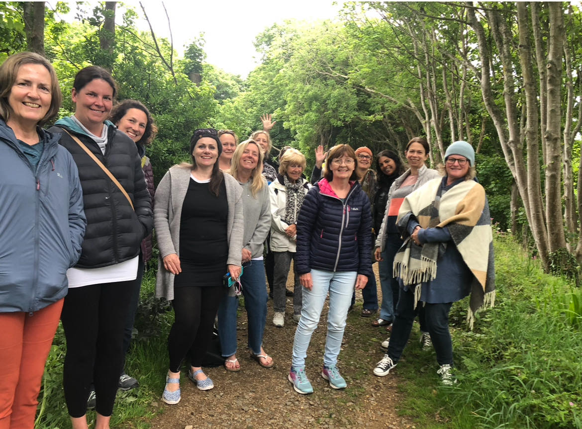 The Sunday Sirens choir performance at Trelissick