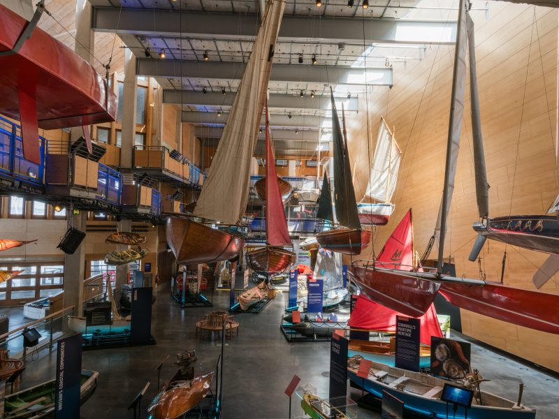 boats in a boat hall