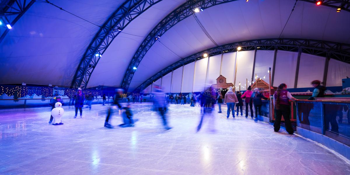 Ice Skating at the Eden Project