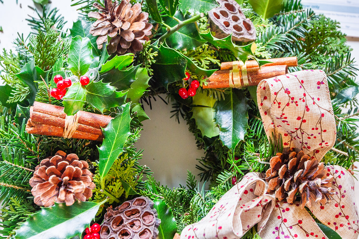 Festive Wreath Making Workshops At Trebah