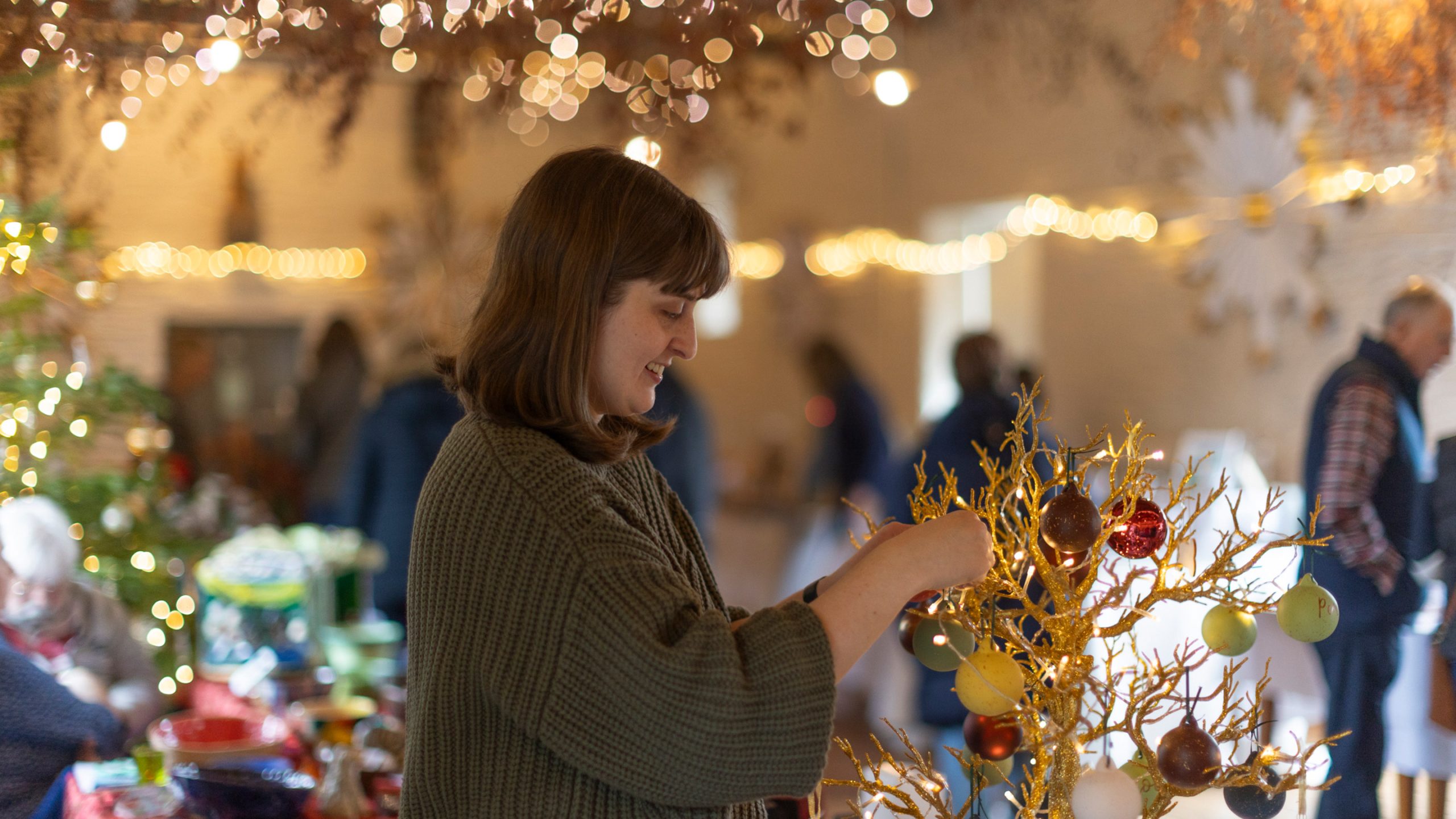 Christmas craft fair at Trelissick