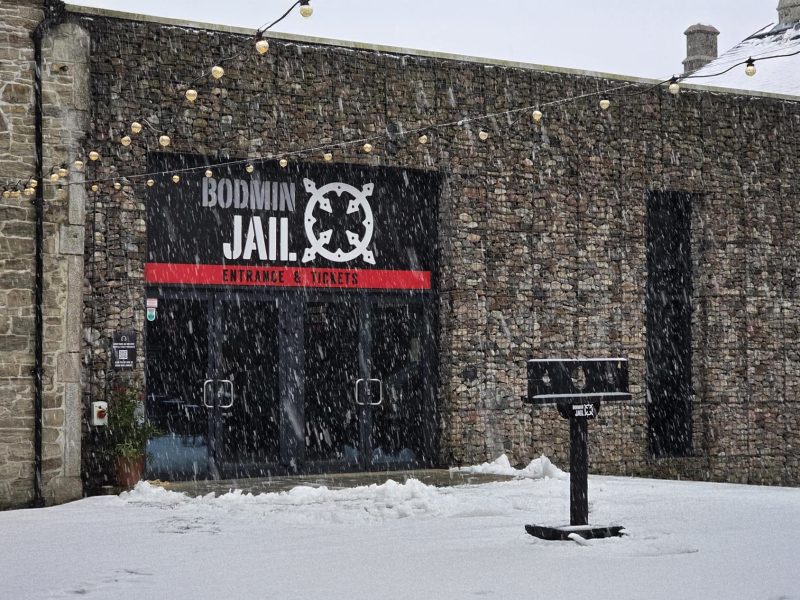 bodmin jail in the snow