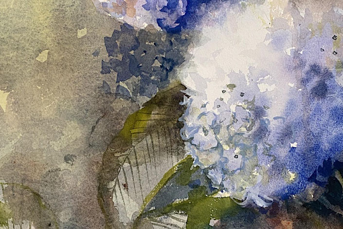 Watercolour flower