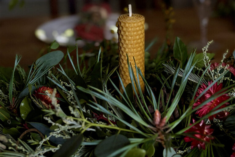 Festive centres at Trebah